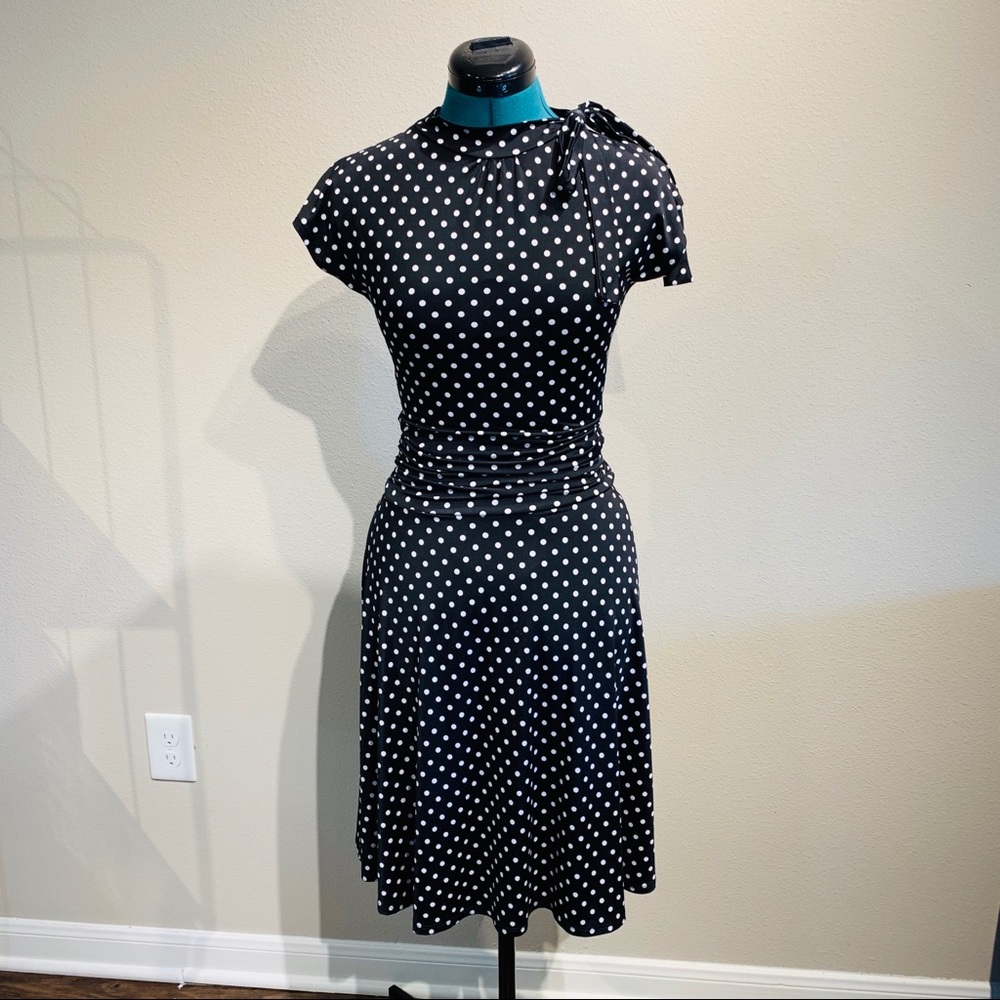 Retrolicious Polka Dot Swing Dress